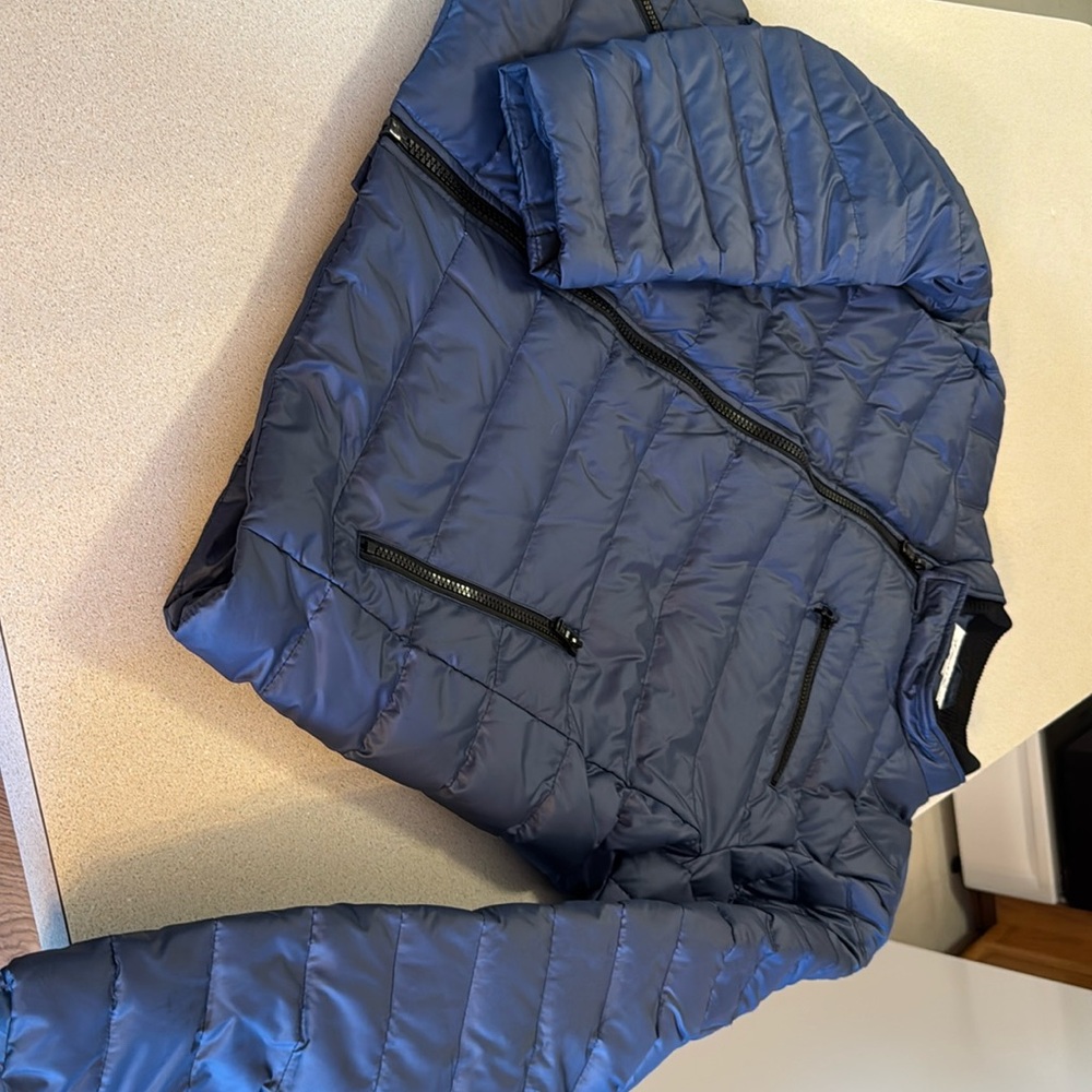 Kenneth Cole asymmetrical puffer jacket